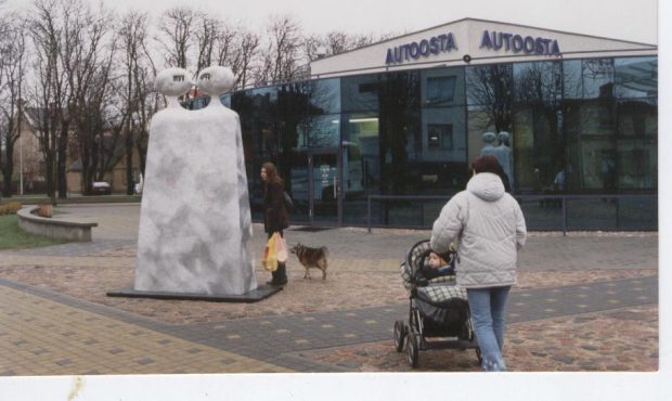 3. stage. Project Kissers 2002 November Ventspils, Latvia, central busstation.