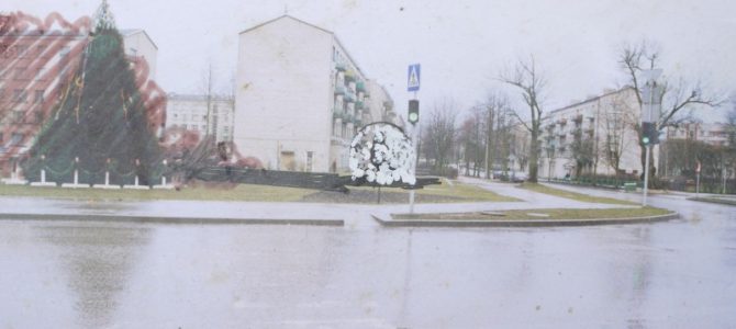 Fountain on the intersection of Talsu, Tārgales and lidotāju streets, Ventspils. 1999