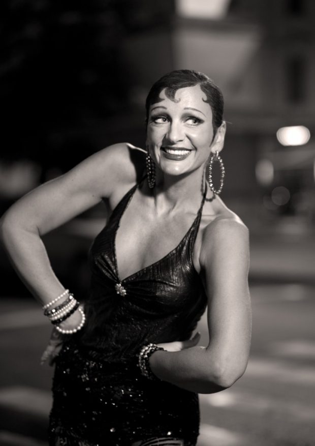 Josephine Baker. Art Deco style kiosk at Aspazijas and Kr. Barona street. 2012 Digital print. 120X84 cm